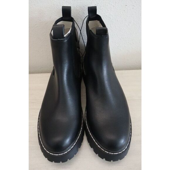 Dolce Vita Women's Sz 9 Black LEIGHA Chelsea Lightweight Ankle 1.25" Heel Boot - Picture 5 of 9